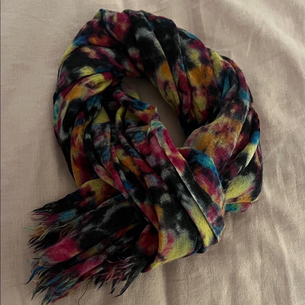 Floral Multicolor Women's Rectangular Scarf